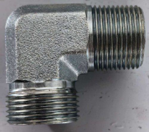 Male-threaded Brass Stainless Steel High-Pressure Hydraulic Hose Fitting